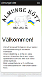 Mobile Screenshot of almungekott.se